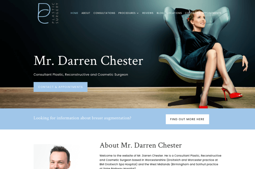 Plastic Surgeon – Mr Darren Chester