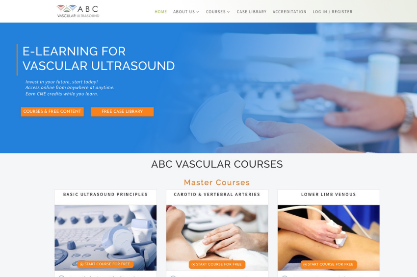 E-Learning For Healthcare Website