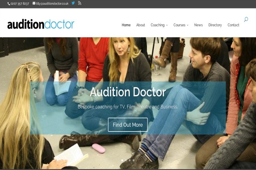 Web Design For Acting Classes & Coaching Company