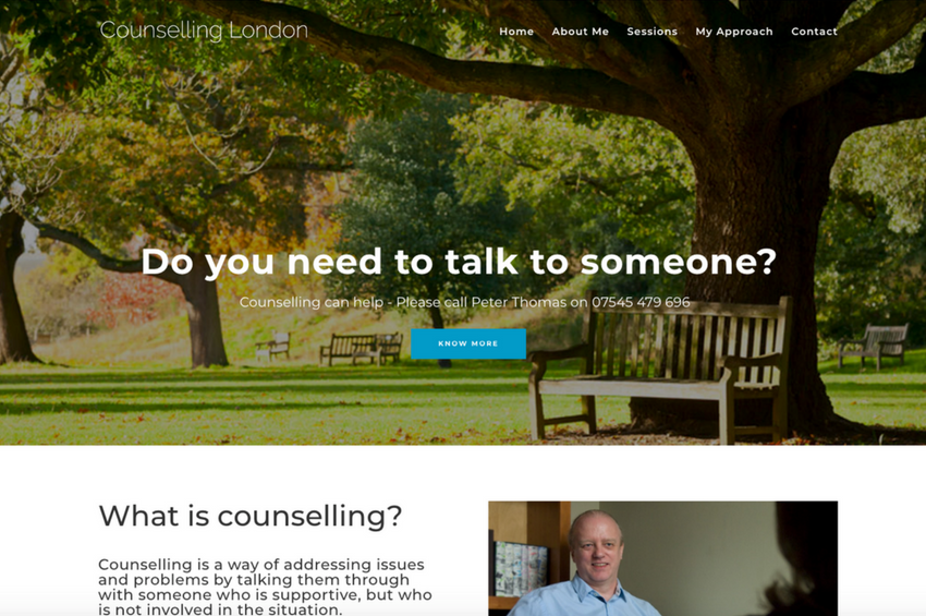 Counselling London launch new website
