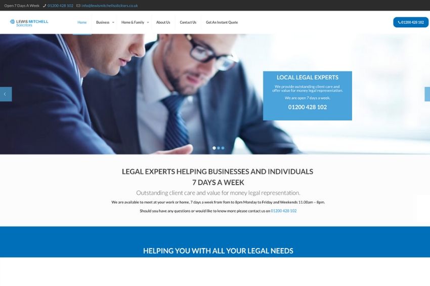 Solicitors in Lancashire launch new website