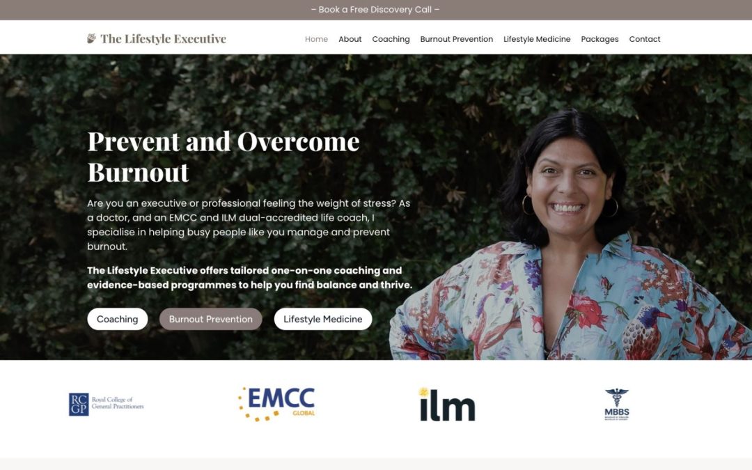 Life Coach Website Design | Medical Life Coach Website