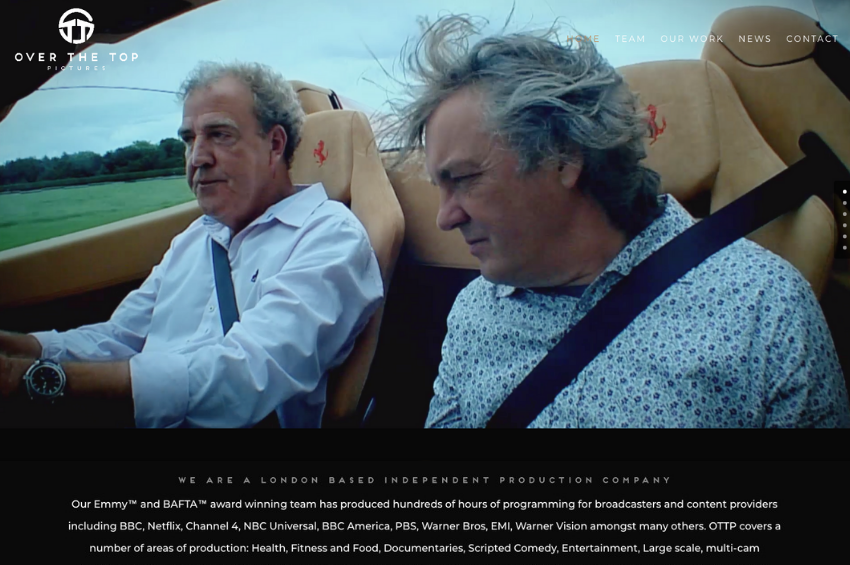 TV Production Company Launches – Over The Top Pictures