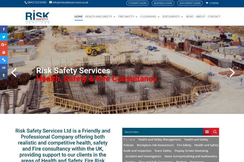 We Launch A New Health & Safety website