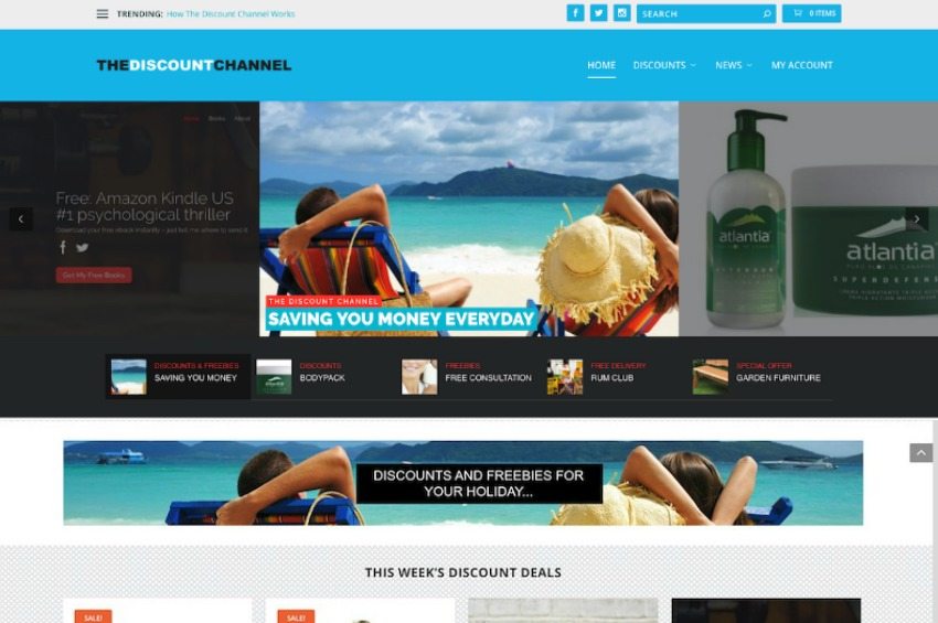 We launch The Discount Channel – Discounts and Freebies!