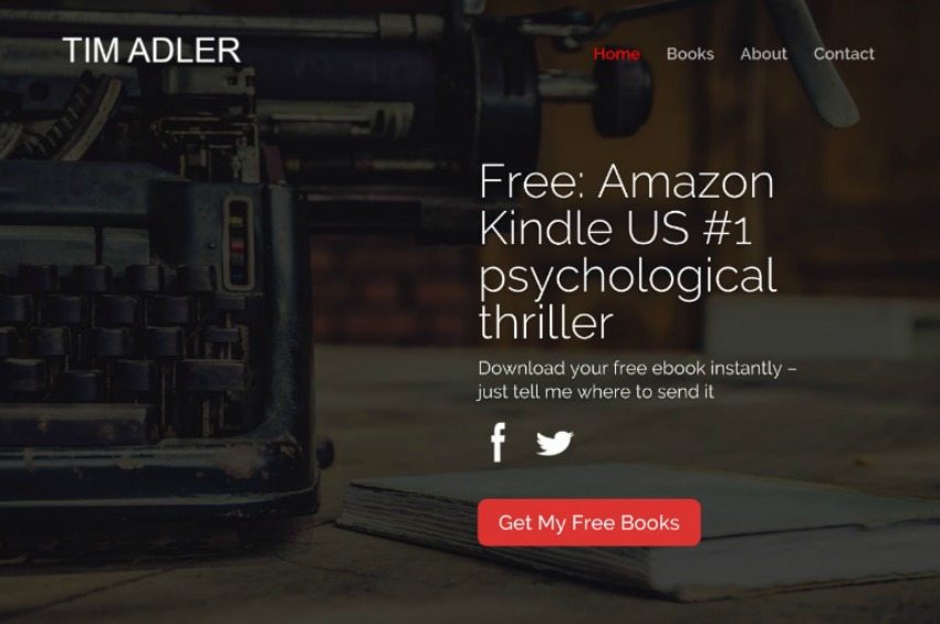 We’ve launched the new website for author – Tim Adler
