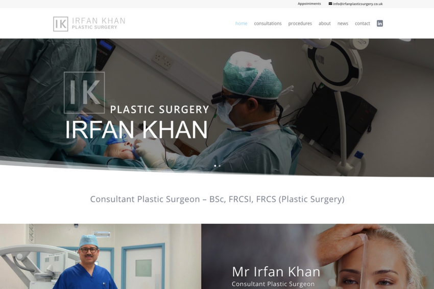 Plastic Surgery Website Design