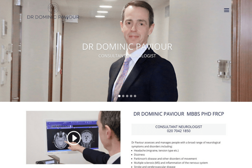 Dr Dominic Paviour: Consultant Neurologist
